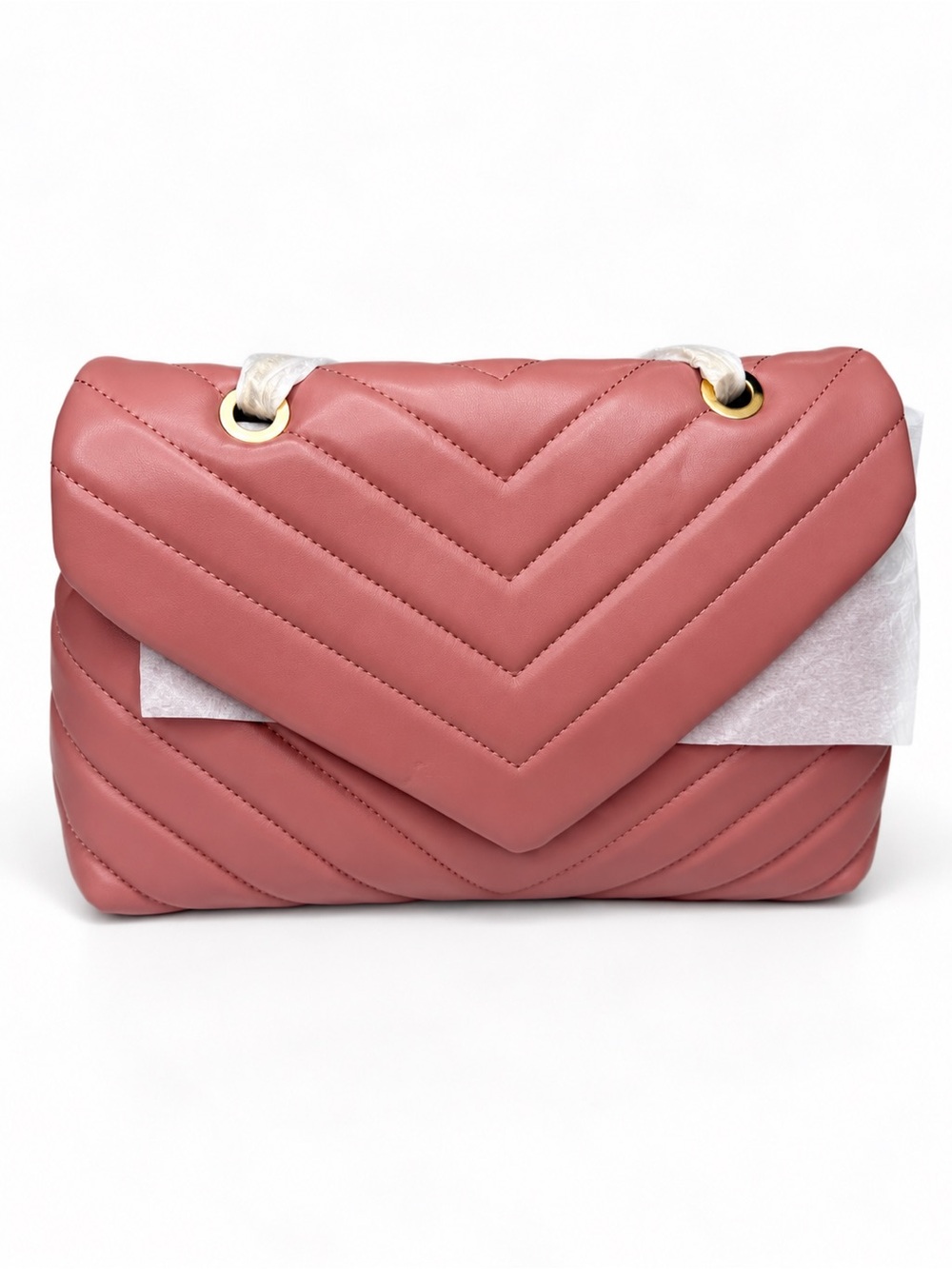 Urban Expressions Ivy Quilted Crossbody Bag Mauve NWT